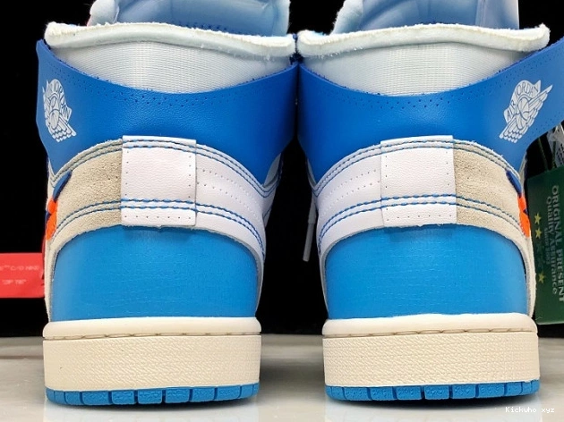 Air Blue UNC Powder 1 Jordan Off-White AQ0818-148 0702